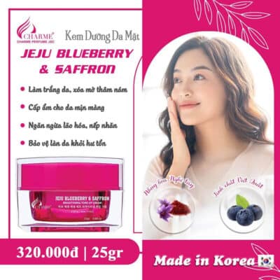 Kem Face Charme Jeju Blueberry & Saffron