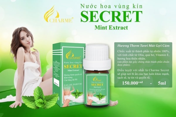 Nước hoa vùng kín Charme Mint Secret Extract