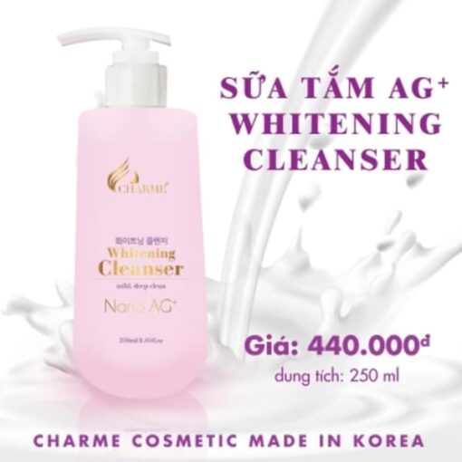 Sữa tắm AG+ Whitening Cleanser 250ml